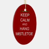 Ornement en céramique Snowman et Oiseau (Droite)