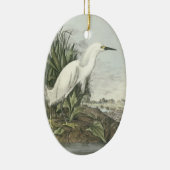 Ornement En Céramique Snowy Egret by Audubon (Droite)