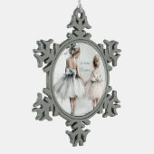 Ornement en céramique Sœurs pour toujours – Pastel (Gauche)