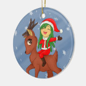 Ornement En Céramique Soin de Noël (Gauche)