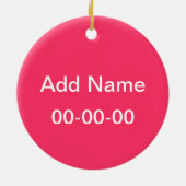 Ornement En Céramique Soirée de mariage de la servante (Dos)