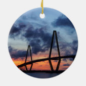 Ornement En Céramique Soirée d'or chez Arthur Ravenel (Dos)