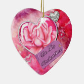 Ornement En Céramique Sois ma Saint Valentin (Droite)