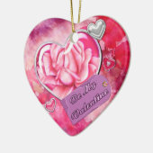 Ornement En Céramique Sois ma Saint Valentin (Gauche)