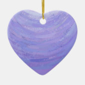 Ornement En Céramique Soleil pourpre (Devant)