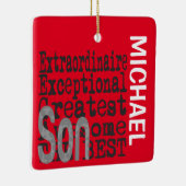 Ornement En Céramique Son Extraordinaire CUSTOM (Droite)