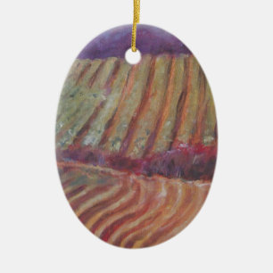 Ornement En Céramique Sonoma Vineyards Vin de Californie