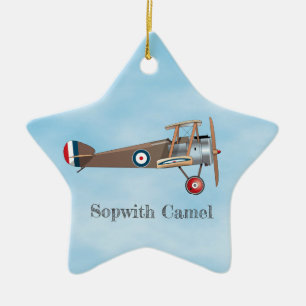 Ornement En Céramique Sopwith Camel