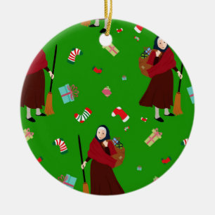 Ornement En Céramique sorcière de noël Befana