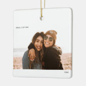 Ornement En Céramique Soul Sisters Photo Noël (Gauche)