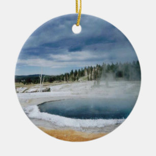 Ornement En Céramique Sources thermales Yellowstone
