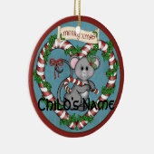 Ornement En Céramique Souris de CandyCane (Droite)