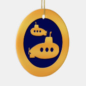 Ornement En Céramique Sous-marins d'or (Droite)