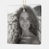 Ornement En Céramique Souvenir de Noël (Gauche)