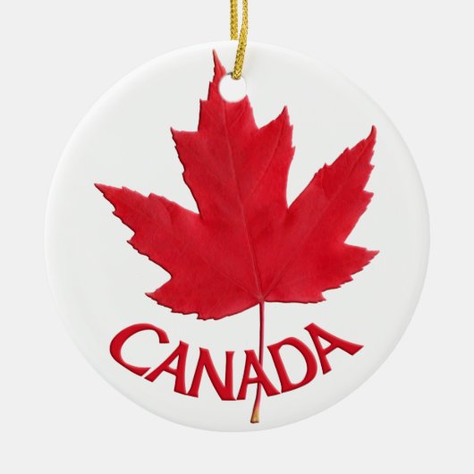 Ornement En Céramique Souvenirs et cadeaux du Canada (Devant)