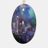 Ornement En Céramique Spacey Seattle (Gauche)