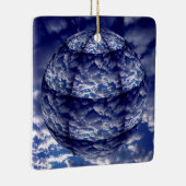 Ornement En Céramique Sphère 3D de nuage abstrait (Droite)