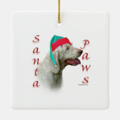 Ornement En Céramique Spinone Italiano Père Noël Paws (Dos)