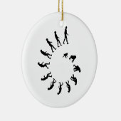 Ornement En Céramique Spirale d'évolution (Droite)