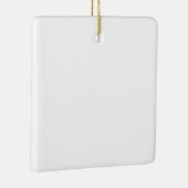 Ornement En Céramique Square Ceramic Ornament (Droite)