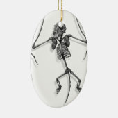 Ornement En Céramique Squelette de batte (Droite)