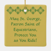 Ornement En Céramique St. George (SNV 13) (Dos)