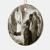 Ornement En Céramique St Patrick s'est réuni par des vierges dans le (Gauche)