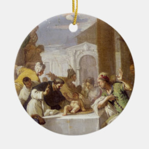 Ornement En Céramique St Vincent Ferrer exécutant un miracle