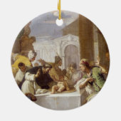 Ornement En Céramique St Vincent Ferrer exécutant un miracle (Dos)