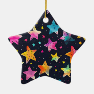 Ornement En Céramique Starburst Dreams