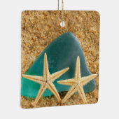 Ornement En Céramique Starfish Et Seaglass (Droite)