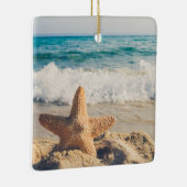 Ornement En Céramique Starfish sur une plage de sable Photo (Droite)