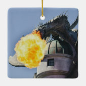 Ornement En Céramique Statue du Dragon de Respiration (Dos)