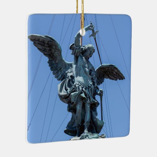 Ornement En Céramique Statue Saint-Michel - Château Saint-Ange, Rome (Droite)