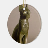 Ornement En Céramique Statuette d'un chat représentant la déesse Bastet (Gauche)