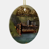 Ornement En Céramique Steampunk - Dirigeable - L'Arche de Noé originale (Droite)