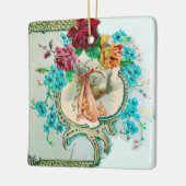 Ornement En Céramique STORK BABY SHOWER 2 Ruby rouge (Gauche)