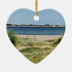 Ornement En Céramique Strand mit Dünen