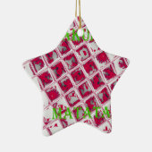 Ornement En Céramique Style Red Hakuna Matata (Droite)