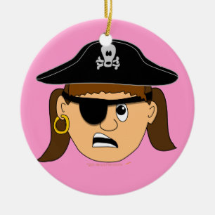 Ornement En Céramique Substance personnalisable mignonne de pirate