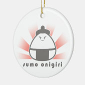 Ornement En Céramique Sumo Onigiri (Gauche)