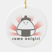Ornement En Céramique Sumo Onigiri (Dos)