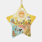 Ornement En Céramique Sunny California (Droite)