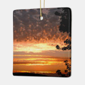 Ornement En Céramique Sunrise D'Or (Gauche)