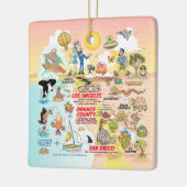 Ornement En Céramique Sunset de Californie du Sud (Gauche)