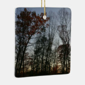 Ornement En Céramique Sunset de novembre (Droite)