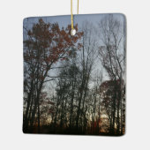 Ornement En Céramique Sunset de novembre (Gauche)