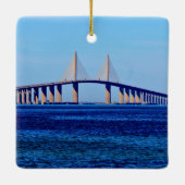 Ornement En Céramique Sunshine Skyway Bridge (Dos)