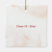 Ornement En Céramique Super Boy Congrats 5e année (Dos)