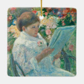 Ornement En Céramique Sur le balcon - Mary Cassatt - Fine Art Repro (Dos)